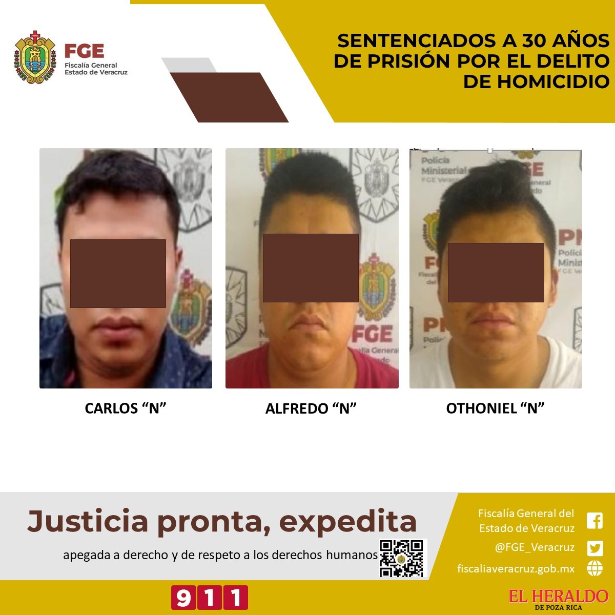 30 años de cárcel a asesinos de María Elena Ferral FGE