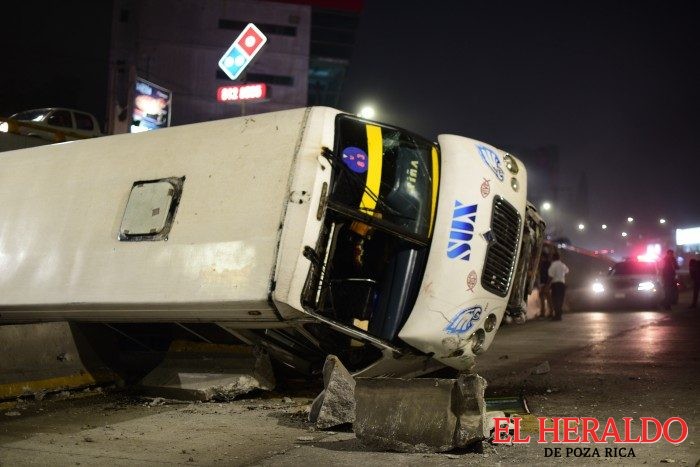 Accidente de urbano deja un herido