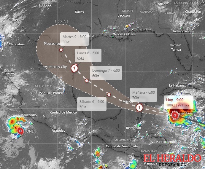 Beryl impactaría