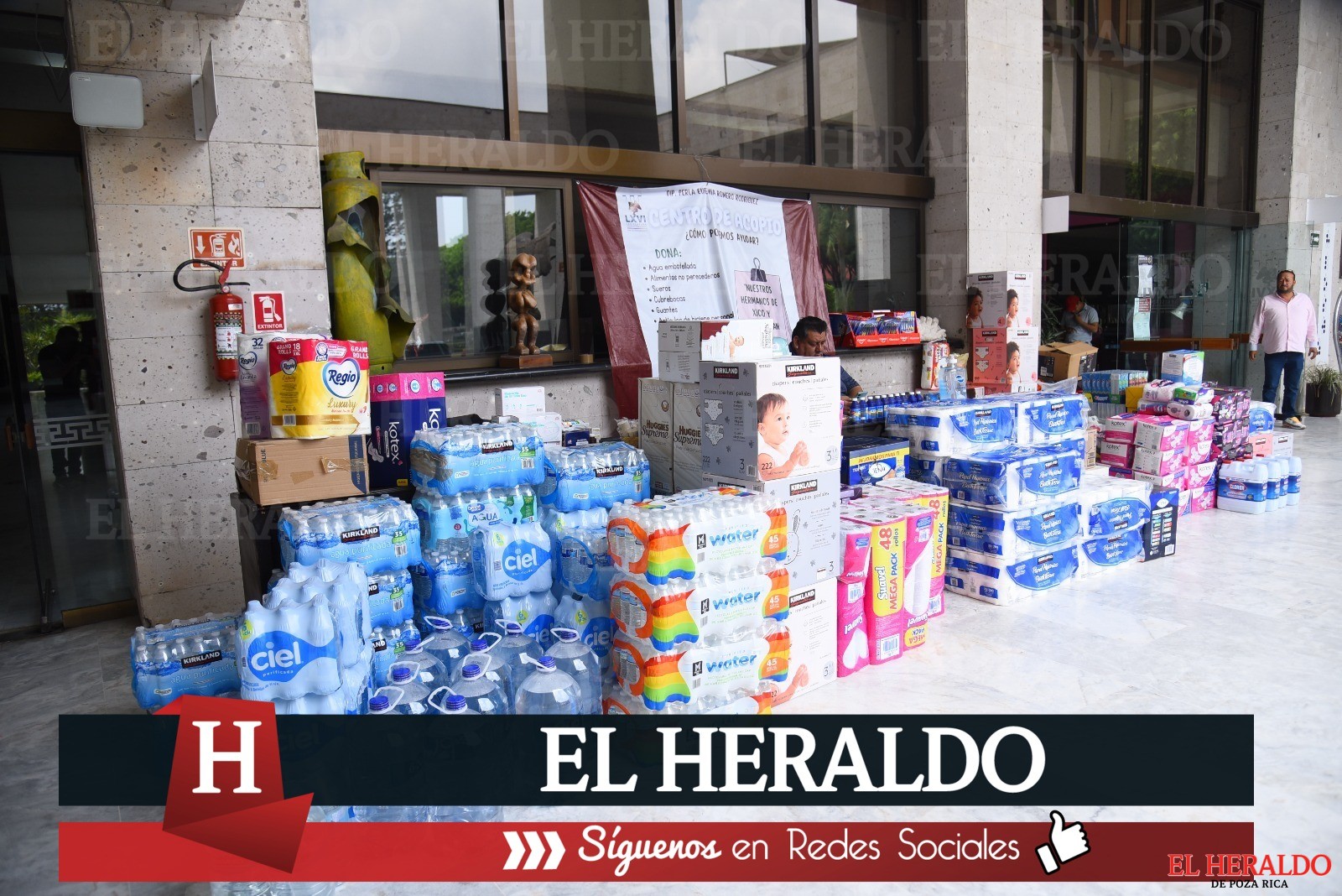 Concluye recepción de víveres y apoyos para afectados por incendios 1