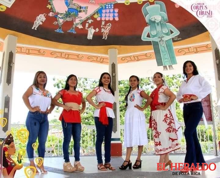 Ellas son las candidatas a Reina de la Feria de Corpus Christi Papantla 2023