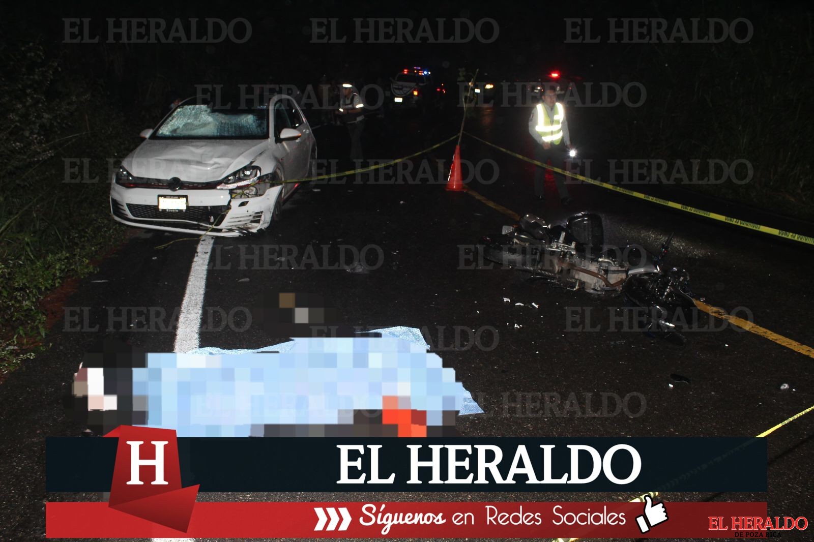 Motociclista muere al chocar4