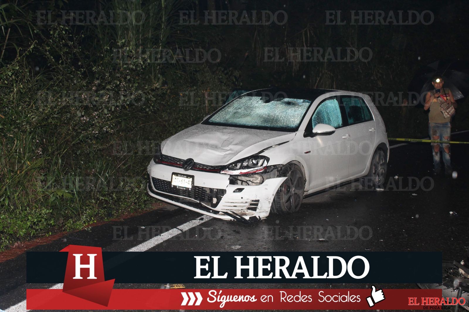 Motociclista muere al chocar