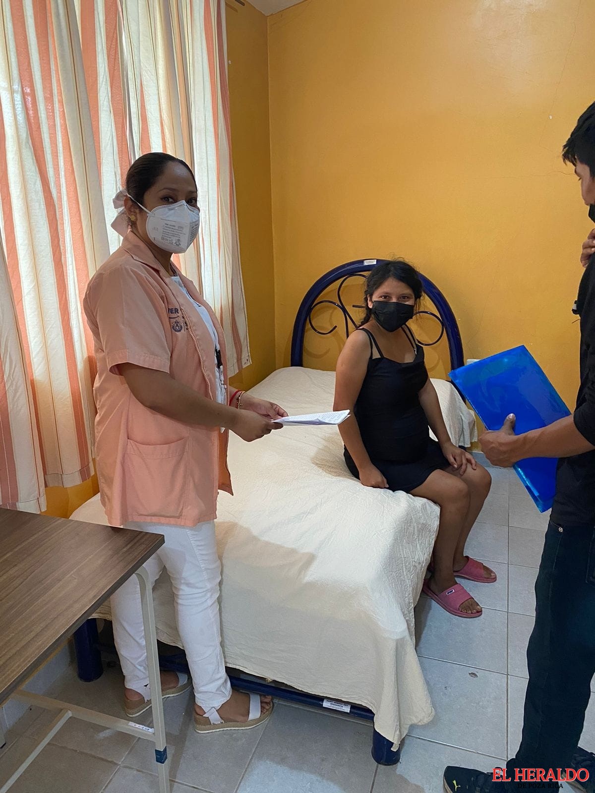 Posada AME recibe a Fátima su primera visitante