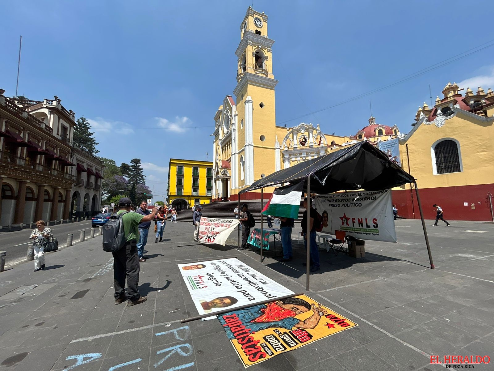 Protestan en Xalapa