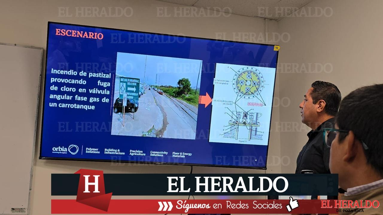 Se realizará simulacro mayor por fuga de cloro 1