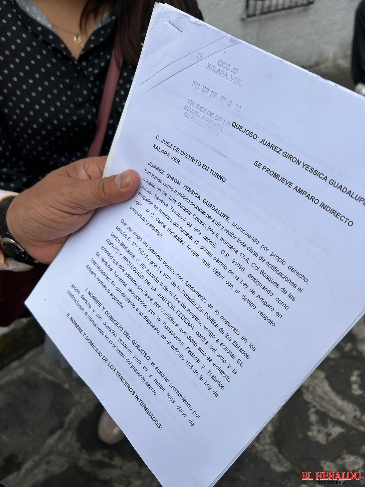 Vecinos tramitan amparo para ser atendidos en Patrimonio del Estado