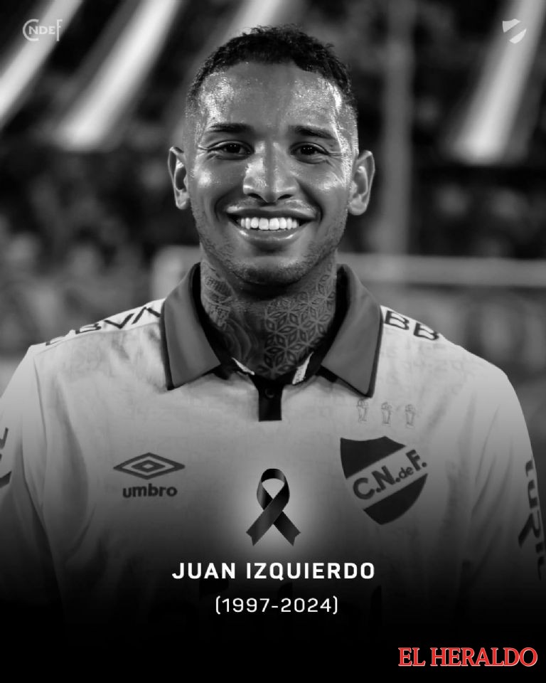 fallece el futbolista juan izquierdo a los 27 anos