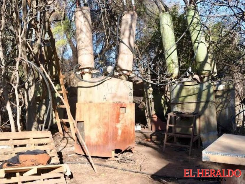 localizan el narcolaboratorio