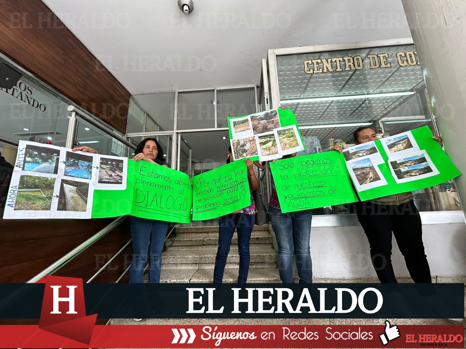 pobladores en La Laguna