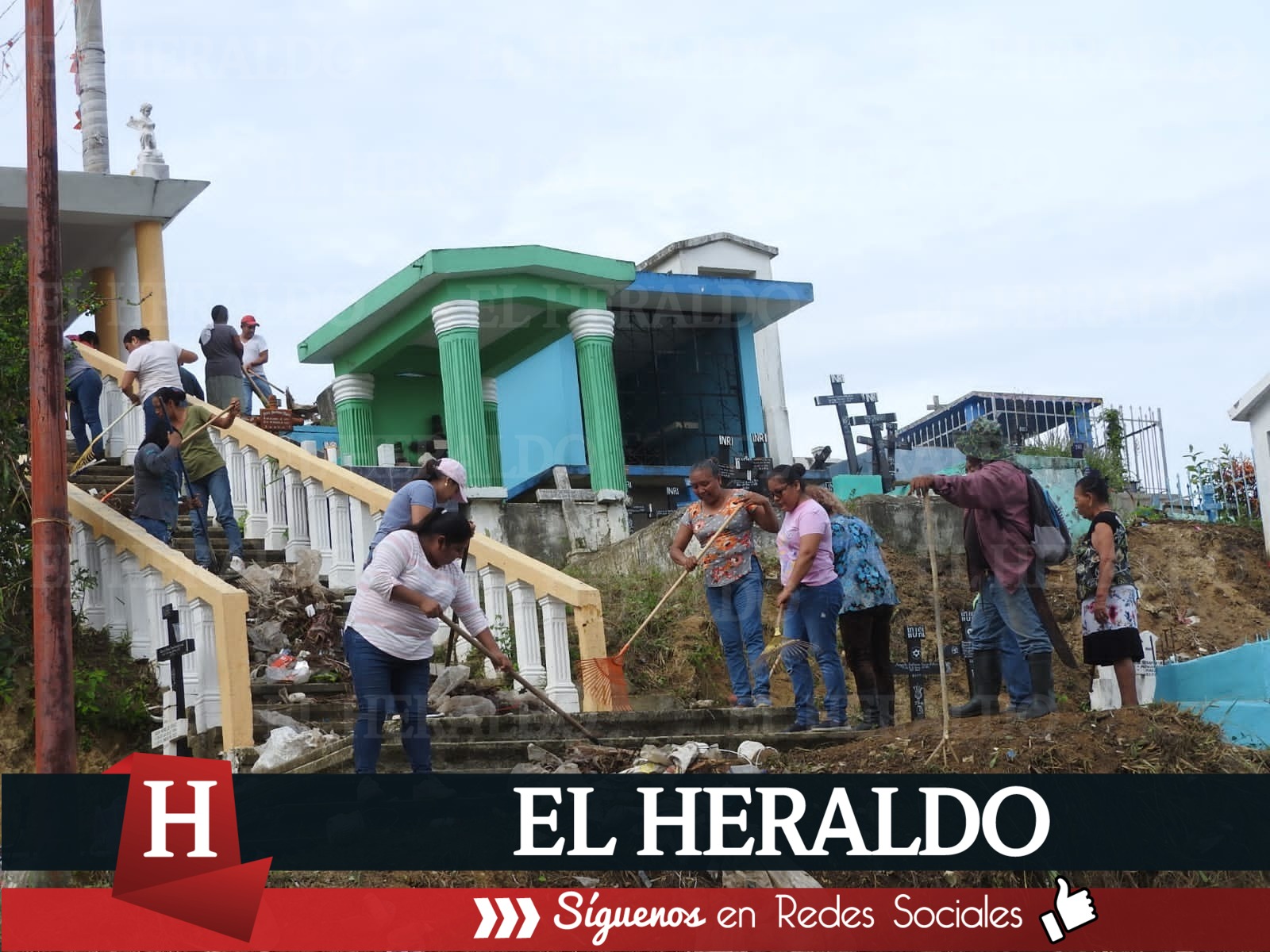 Se organizan para limpiar