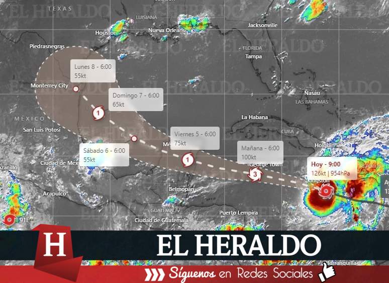 Se monitorea movimientos de Beryl en el Caribe