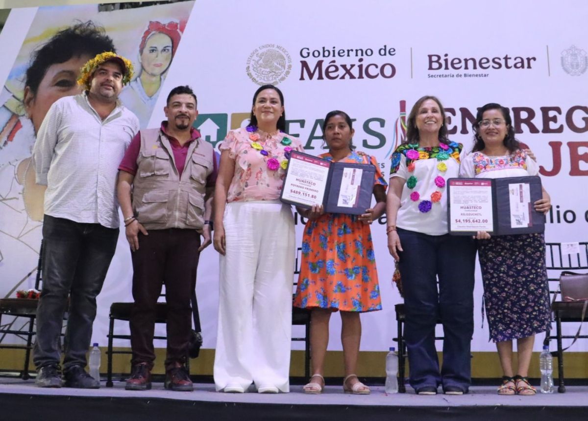 Entrega Ariadna Montiel recursos del FAISPIAM