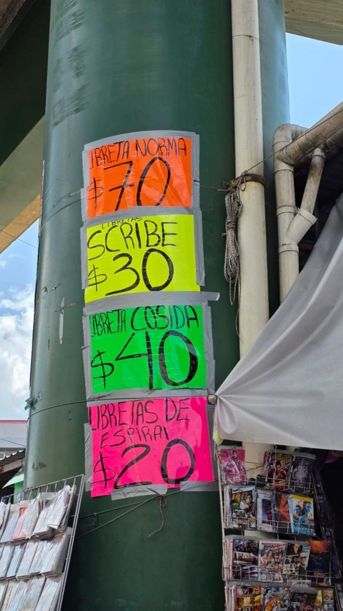 Comerciantes aprovechan el regreso a clases
