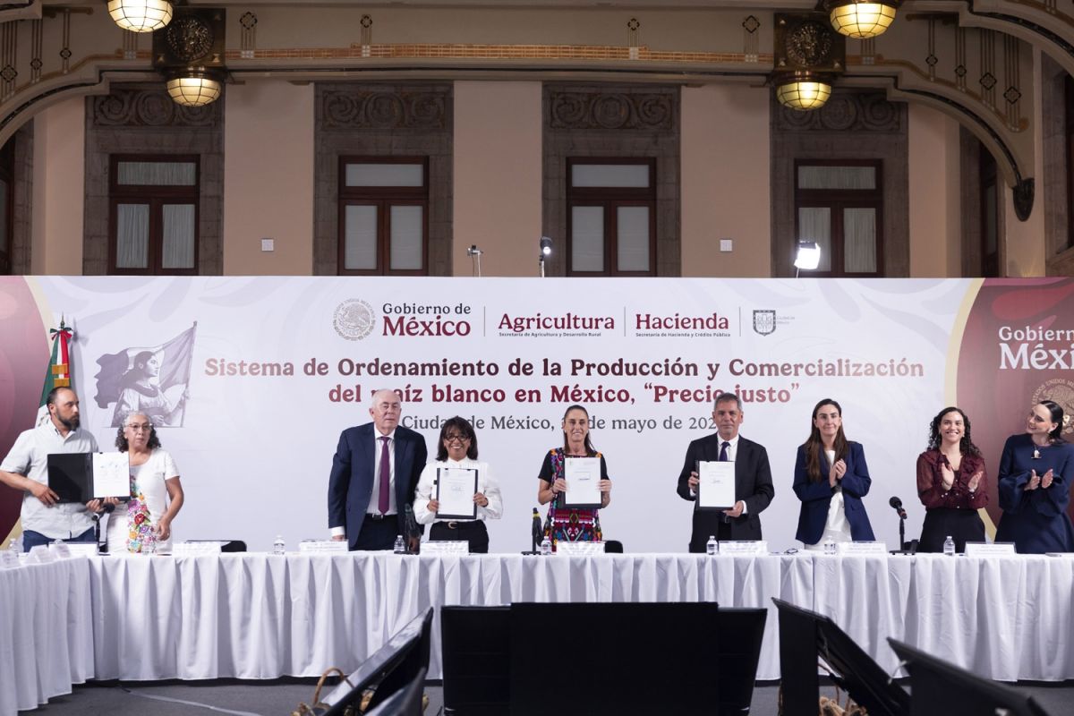 Firma Presidenta programa de ordenamiento del mercado del maíz Firma Presidenta programa de ordenamiento del mercado del maíz