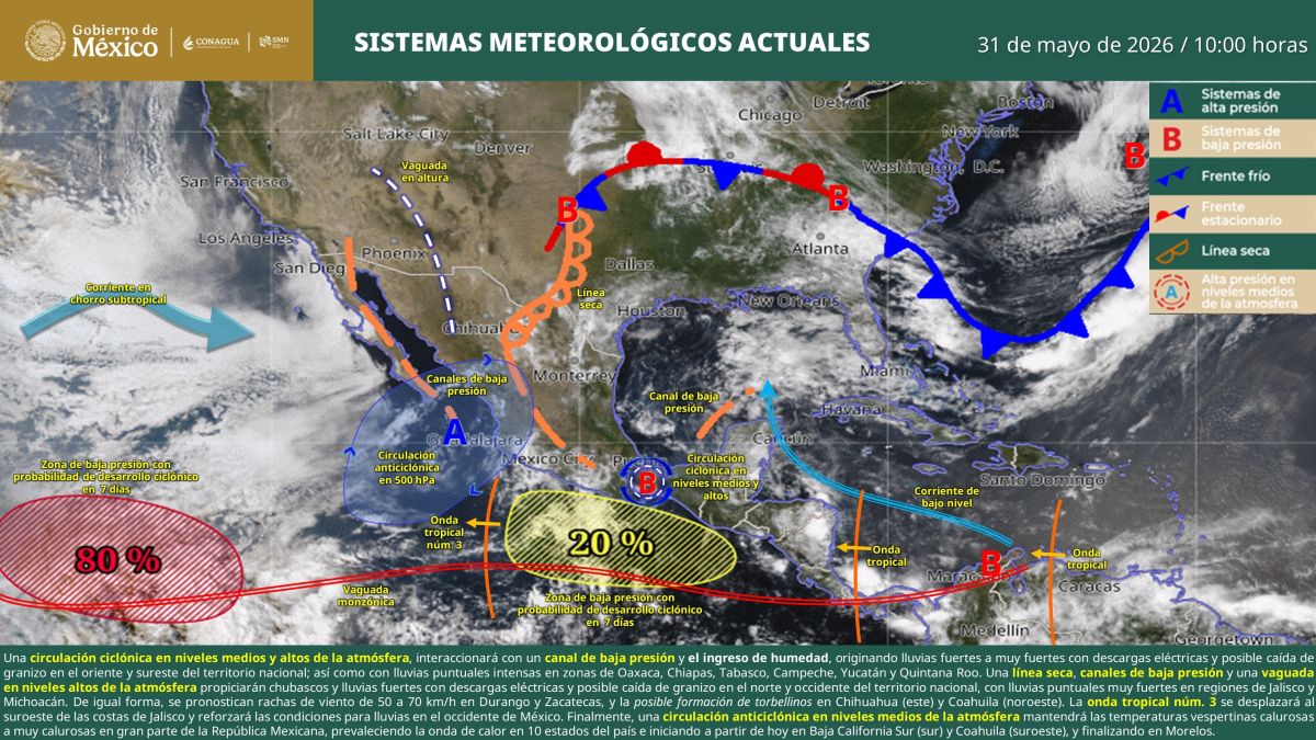 Inicia temporada de ciclones en Atlántico