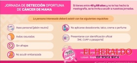 DIF Tuxpan y Secretaría de Salud realizarán campaña gratuita de mastografías