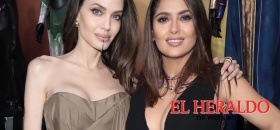 Salma Hayek y Angelina Jolie en México Salma Hayek y Angelina Jolie en México