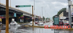 Lluvias provocan encharcamientos
