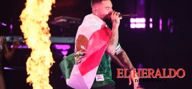 Maluma regaña a fan Maluma regaña a fan