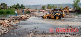 Temen colapso del muro de contención