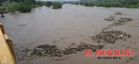 Nivel del río Cazones, sin riesgo Nivel del río Cazones, sin riesgo